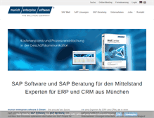 Tablet Screenshot of munich-enterprise.com